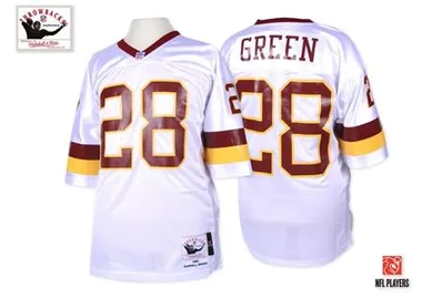 Men's Mitchell and Ness Washington Commanders Darrell Green Throwback Jersey - White Authentic