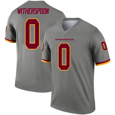 Men's Nike Washington Commanders Ahkello Witherspoon Inverted Jersey - Gray Legend