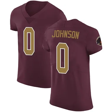 Men's Nike Washington Commanders DJ Johnson Burgundy Alternate Vapor Untouchable Jersey - Elite