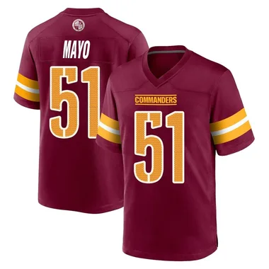 Men's Nike Washington Commanders David Mayo Burgundy Jersey - Game