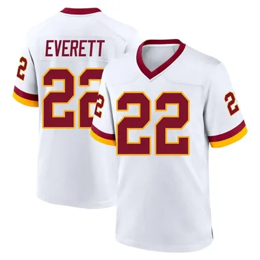 Men's Nike Washington Commanders Deshazor Everett Jersey - White Game