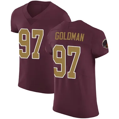 Men's Nike Washington Commanders Eddie Goldman Burgundy Alternate Vapor Untouchable Jersey - Elite