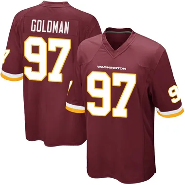 Men's Nike Washington Commanders Eddie Goldman Burgundy Team Color Jersey - Game