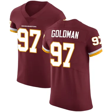Men's Nike Washington Commanders Eddie Goldman Burgundy Team Color Vapor Untouchable Jersey - Elite