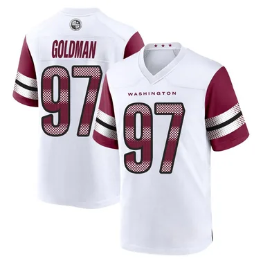 Men's Nike Washington Commanders Eddie Goldman Jersey - White Game