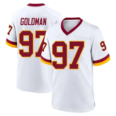 Men's Nike Washington Commanders Eddie Goldman Jersey - White Game