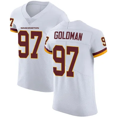 Men's Nike Washington Commanders Eddie Goldman Vapor Untouchable Jersey - White Elite