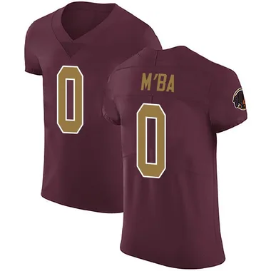 Men's Nike Washington Commanders Jeffrey M'ba Burgundy Alternate Vapor Untouchable Jersey - Elite