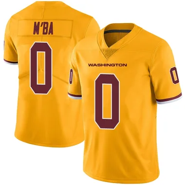 Men's Nike Washington Commanders Jeffrey M'ba Color Rush Jersey - Gold Limited