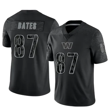 Men's Nike Washington Commanders John Bates Reflective Jersey - Black Limited
