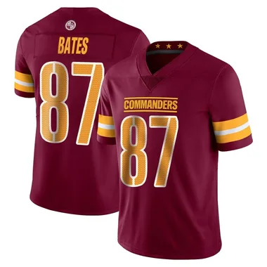 Men's Nike Washington Commanders John Bates Vapor Burgundy Jersey - Limited