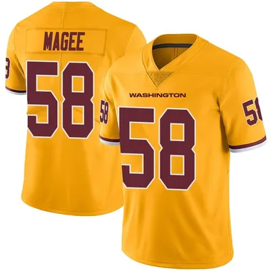 Men's Nike Washington Commanders Jordan Magee Color Rush Jersey - Gold Limited