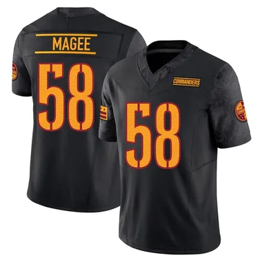Men's Nike Washington Commanders Jordan Magee Vapor F.U.S.E. Jersey - Black Limited