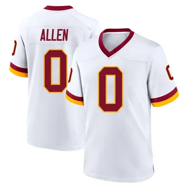 Men's Nike Washington Commanders Kaytron Allen Jersey - White Game