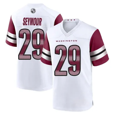 Men's Nike Washington Commanders Kevon Seymour Jersey - White Game