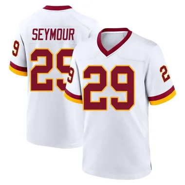 Men's Nike Washington Commanders Kevon Seymour Jersey - White Game