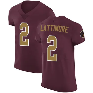Men's Nike Washington Commanders Marshon Lattimore Burgundy Alternate Vapor Untouchable Jersey - Elite
