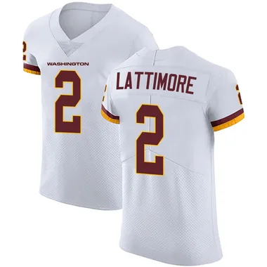 Men's Nike Washington Commanders Marshon Lattimore Vapor Untouchable Jersey - White Elite