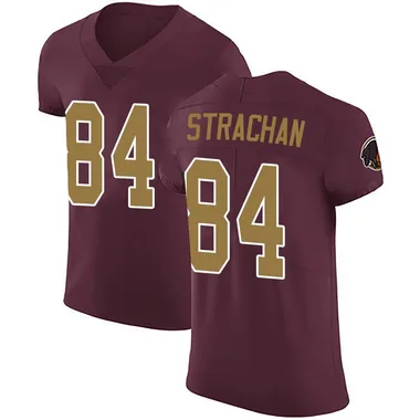 Men's Nike Washington Commanders Michael Strachan Burgundy Alternate Vapor Untouchable Jersey - Elite
