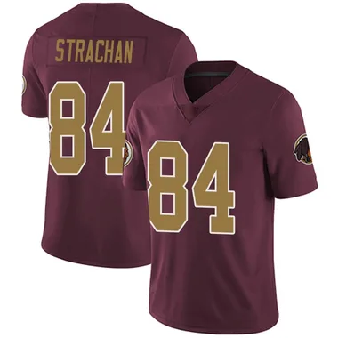 Men's Nike Washington Commanders Michael Strachan Burgundy Alternate Vapor Untouchable Jersey - Limited