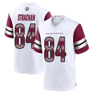 Men's Nike Washington Commanders Michael Strachan Jersey - White Game