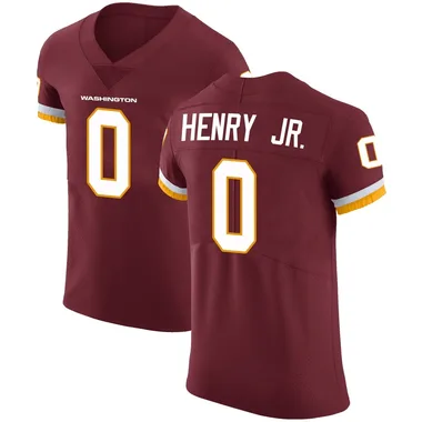 Men's Nike Washington Commanders Robert Henry Jr. Burgundy Team Color Vapor Untouchable Jersey - Elite