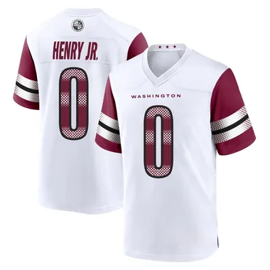 Men's Nike Washington Commanders Robert Henry Jr. Jersey - White Game