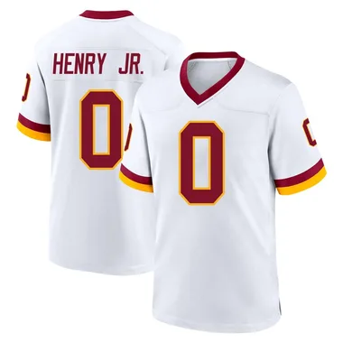 Men's Nike Washington Commanders Robert Henry Jr. Jersey - White Game