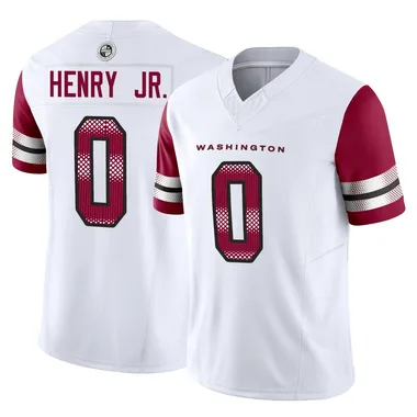 Men's Nike Washington Commanders Robert Henry Jr. Vapor F.U.S.E. Jersey - White Limited
