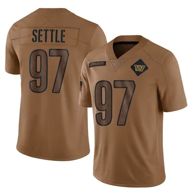 Men's Nike Washington Commanders Tim Settle 2023 Salute To Service Jersey - Brown Limited
