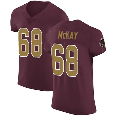 Men's Nike Washington Commanders Timothy McKay Burgundy Alternate Vapor Untouchable Jersey - Elite