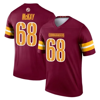 Men's Nike Washington Commanders Timothy McKay Burgundy Jersey - Legend