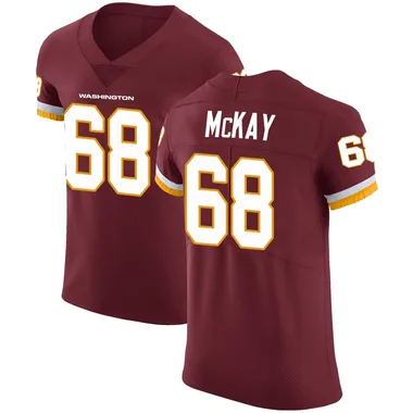 Men's Nike Washington Commanders Timothy McKay Burgundy Team Color Vapor Untouchable Jersey - Elite