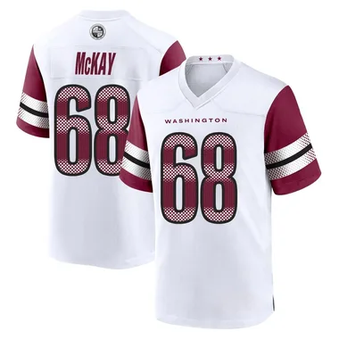 Men's Nike Washington Commanders Timothy McKay Jersey - White Game