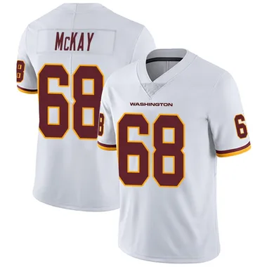 Men's Nike Washington Commanders Timothy McKay Vapor Untouchable Jersey - White Limited