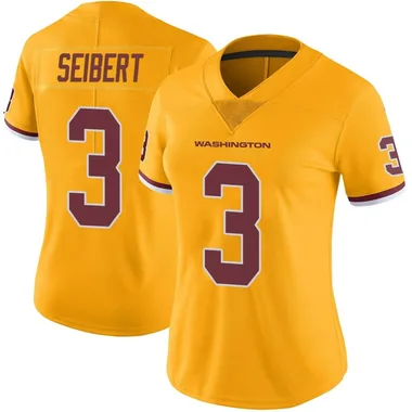 Women's Nike Washington Commanders Austin Seibert Color Rush Jersey - Gold Limited