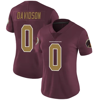 Women's Nike Washington Commanders D.J. Davidson Burgundy Alternate Vapor Untouchable Jersey - Limited