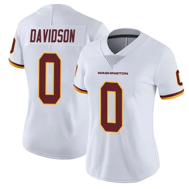 Women's Nike Washington Commanders D.J. Davidson Vapor Untouchable Jersey - White Limited