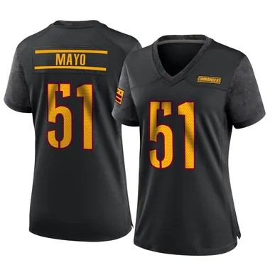 Women's Nike Washington Commanders David Mayo Alternate Jersey - Black Game