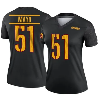 Women's Nike Washington Commanders David Mayo Alternate Jersey - Black Legend