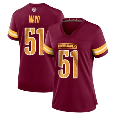 Women's Nike Washington Commanders David Mayo Burgundy Jersey - Game