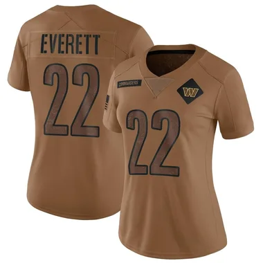 Women's Nike Washington Commanders Deshazor Everett 2023 Salute To Service Jersey - Brown Limited