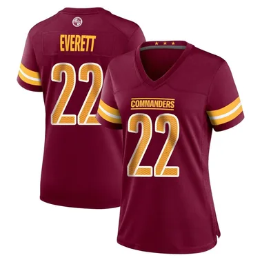 Women's Nike Washington Commanders Deshazor Everett Burgundy Jersey - Game