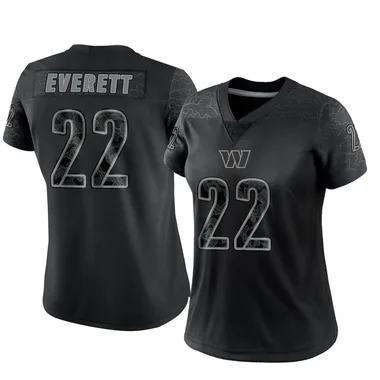 Women's Nike Washington Commanders Deshazor Everett Reflective Jersey - Black Limited