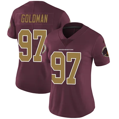 Women's Nike Washington Commanders Eddie Goldman Burgundy Alternate Vapor Untouchable Jersey - Limited