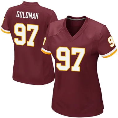 Women's Nike Washington Commanders Eddie Goldman Burgundy Team Color Jersey - Game