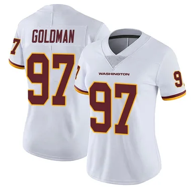 Women's Nike Washington Commanders Eddie Goldman Vapor Untouchable Jersey - White Limited