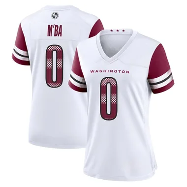 Women's Nike Washington Commanders Jeffrey M'ba Jersey - White Game