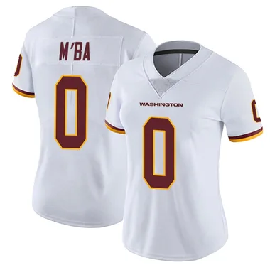Women's Nike Washington Commanders Jeffrey M'ba Vapor Untouchable Jersey - White Limited