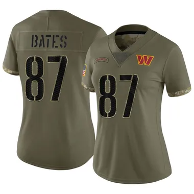 Women's Nike Washington Commanders John Bates 2022 Salute To Service Jersey - Olive Limited